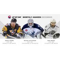 Amadio, Sprong, Hutchinson Named CCM/AHL Award Winners for December