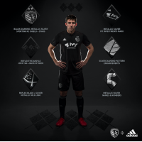 Sporting KC's New Black Secondary Jersey