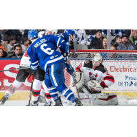 Binghamton Devils Goaltender Mackenzie Blackwood Faces the Toronto Marlies