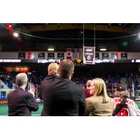 Former Vancouver Stealth Captain Curtis Hodgson and Family