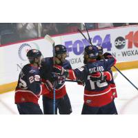 Macon Mayhem Celebrates a Goal