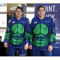 Sudbury Wolves Superhero Jerseys