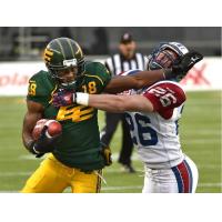 Receiver Cory Watson with the Edmonton Eskimos