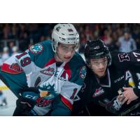 Kelowna Rockets Battle the Red Deer Rebels