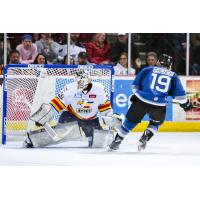 Max French Scores the shootout winner against the Colorado Eagles