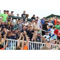 Fans enjoy the Jackson Generals