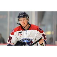 Forward Cameron Burke with the Central Illinois Flying Aces