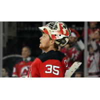 Goaltender Cory Schneider with the New Jersey Devils