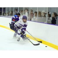 Defenseman Jarrett Kup with Curry College