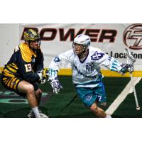 Kyle Jackson of the Rochester Knighthawks vs. the Georgia Swarm