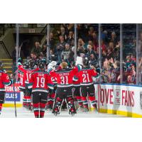 Kelowna Rockets celebration