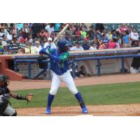 Seuly Matias of the Lexington Legends ready for a pitch