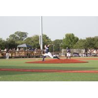 Brazos Valley Bombers deliver a pitch