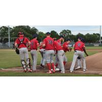 Acadiana Cane Cutters break their huddle
