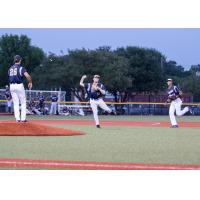 Brazos Valley Bombers infield play