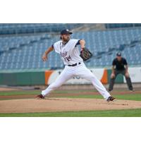 Brady Dragmire of the Syracuse Chiefs allowed two runs in four innings Wednesday