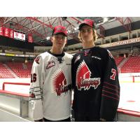 Moose Jaw Warriors  import players Daniil Stepanov and Yegor Buyalsky