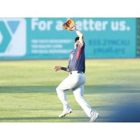 Somerset Patriots infielder Alfredo Rodriguez looks for the ball