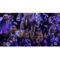 Louisville City FC celebrates the 2018 United Soccer League title