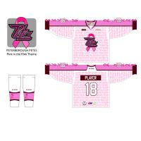 Peterborough Petes 2019 Pink in the Rink jerseys