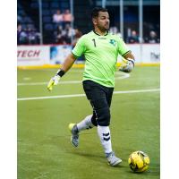 Dallas Sidekicks goalkeeper Juan Gamboa