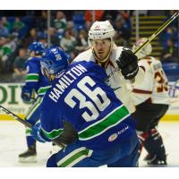 Cleveland Monsters battle the Utica Comets