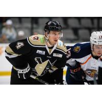 Alex Rauter with the Wheeling Nailers