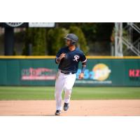 Tim Lopes of the Tacoma Rainiers on the basepaths