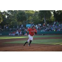 Max Burt of the Charleston RiverDogs drove in three runs with a 2-3 showing in the losing effort Friday night