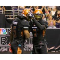 Anthony Amos and Jamal Miles of the Arizona Rattlers vs. the San Diego Strike Force