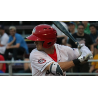 Jackson Cluff of the Hagerstown Suns hit his first professional homer in the second inning and drove in the game-winning run in the 10th inning